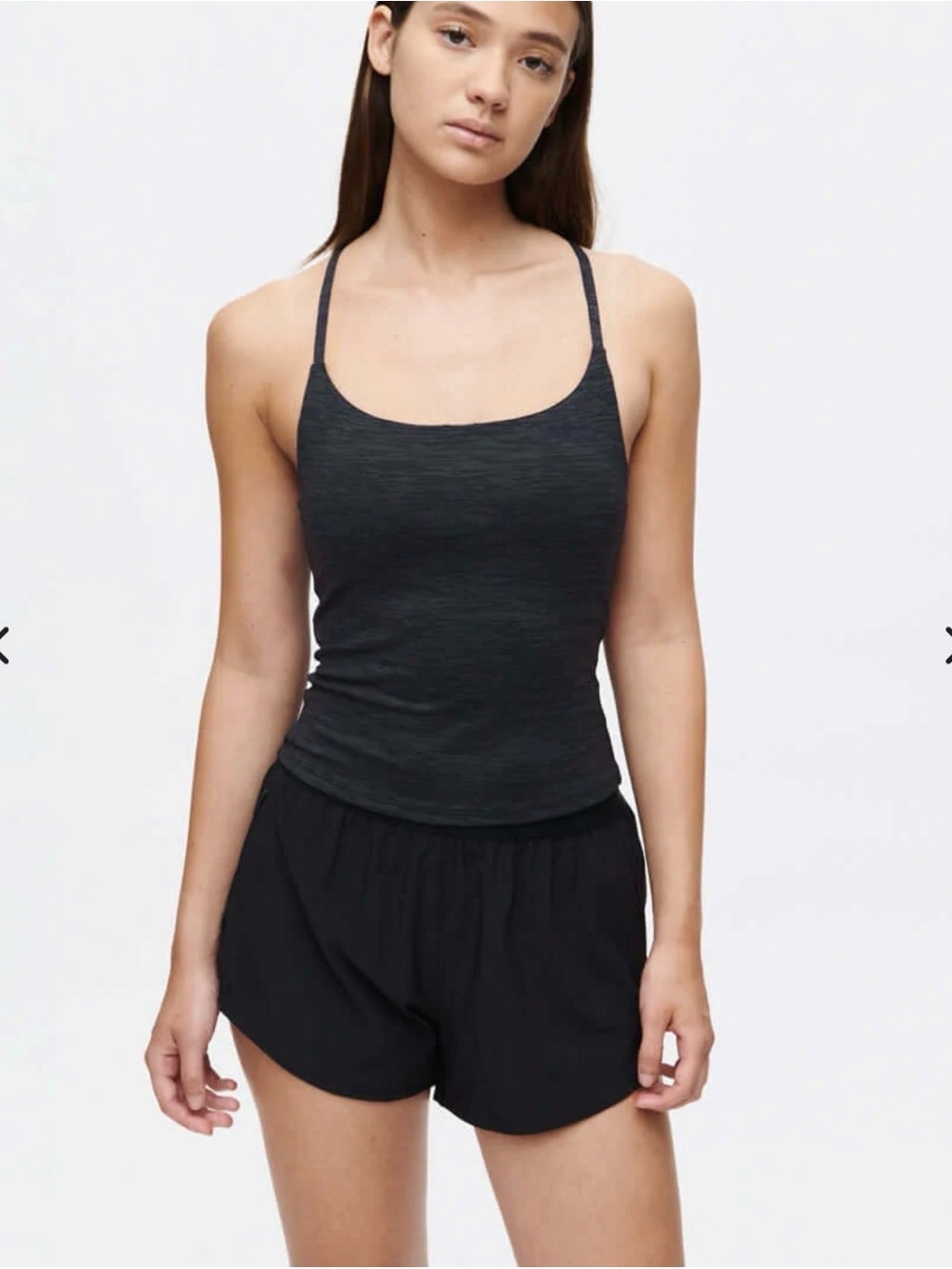 Outdoor Voices Move Free Women’s Pink Racerback Cami Top in Grey Size L